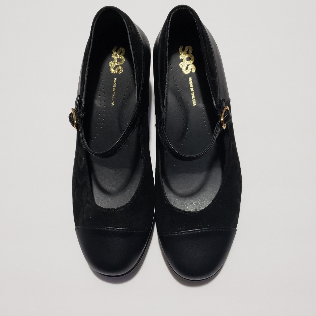 470etb Sas Isabel Mary Jane Snake Print Embossed Leather